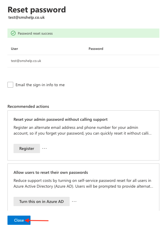 How to Reset a Mailbox Password Knowledgebase SMS
